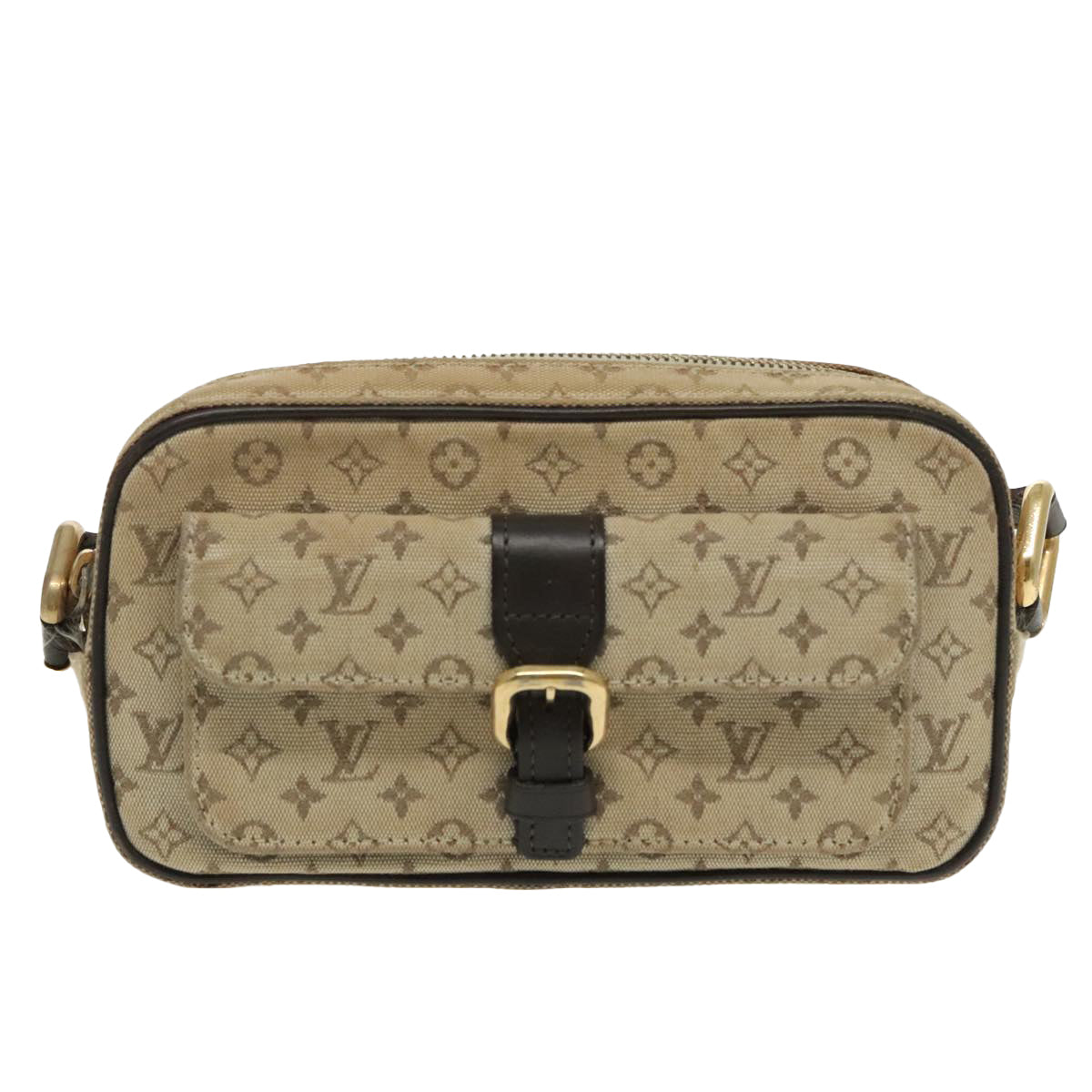 LOUIS VUITTON Monogram Mini Juliet MM Shoulder Bag Khaki M92218 LV Auth 95226