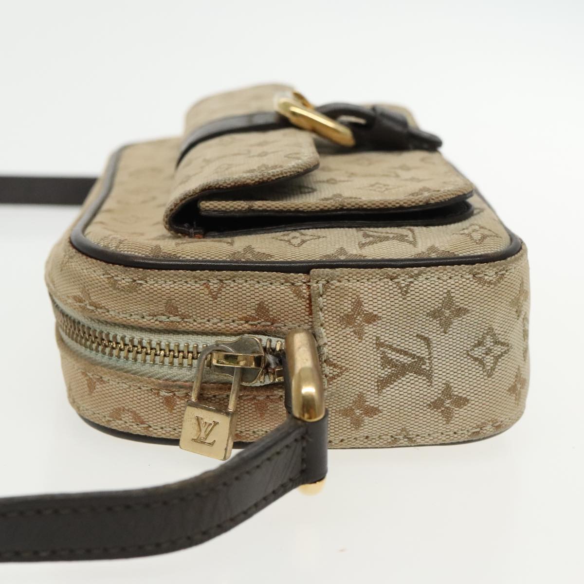 LOUIS VUITTON Monogram Mini Juliet MM Shoulder Bag Khaki M92218 LV Auth 95226