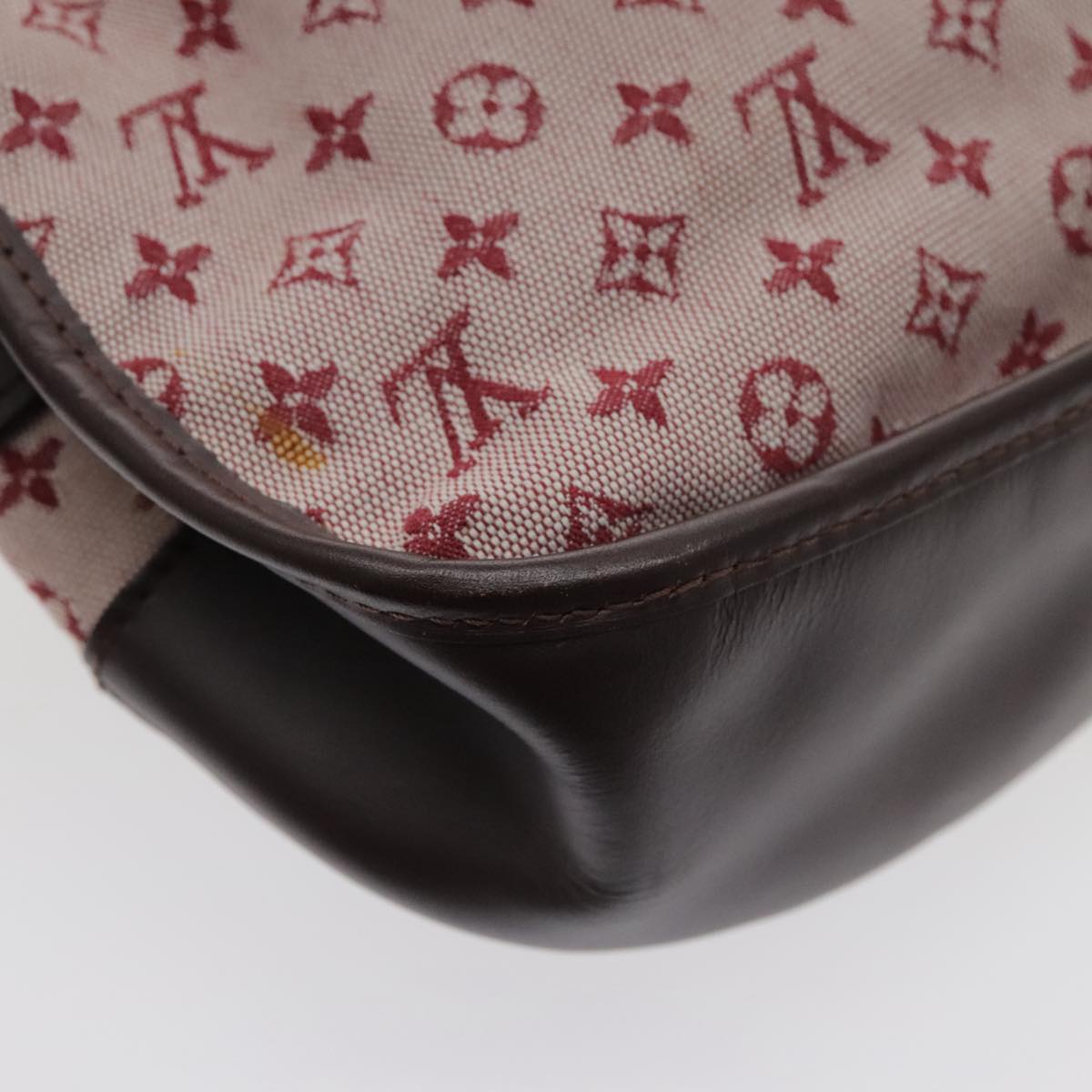 LOUIS VUITTON Monogram mini Marjorie GM Shoulder Bag Red LV Auth 95227