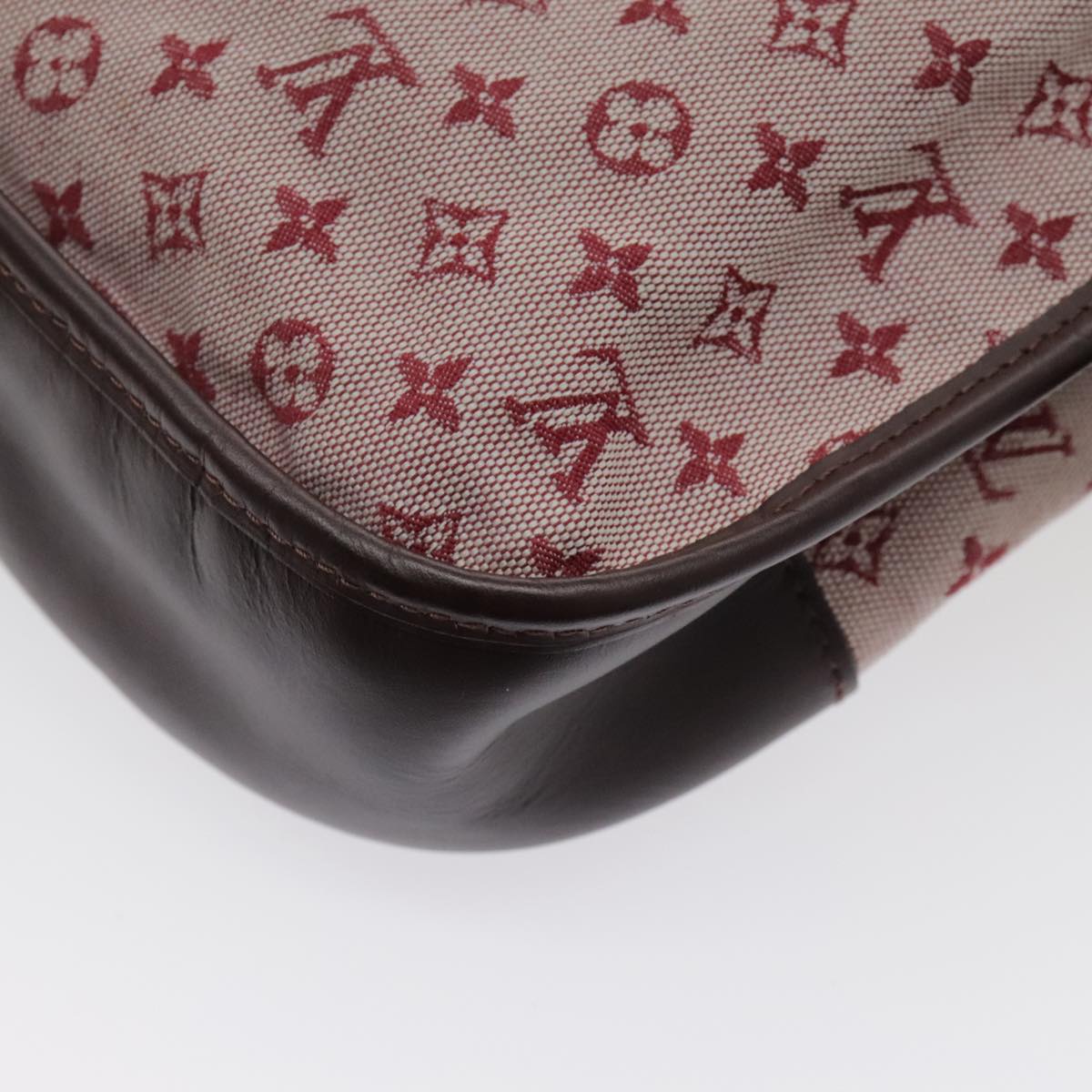 LOUIS VUITTON Monogram mini Marjorie GM Shoulder Bag Red LV Auth 95227