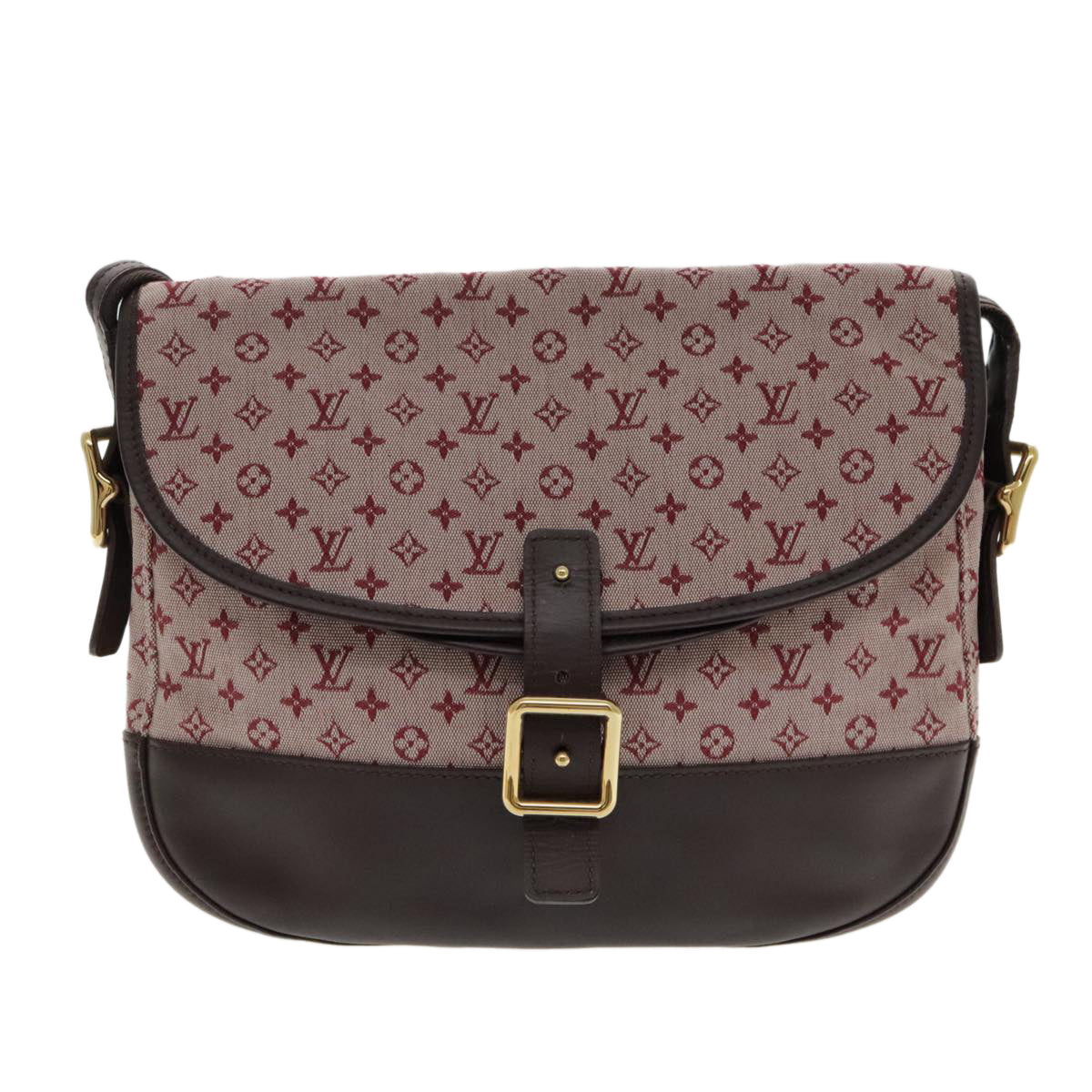 LOUIS VUITTON Monogram mini Marjorie GM Shoulder Bag Red LV Auth 95227