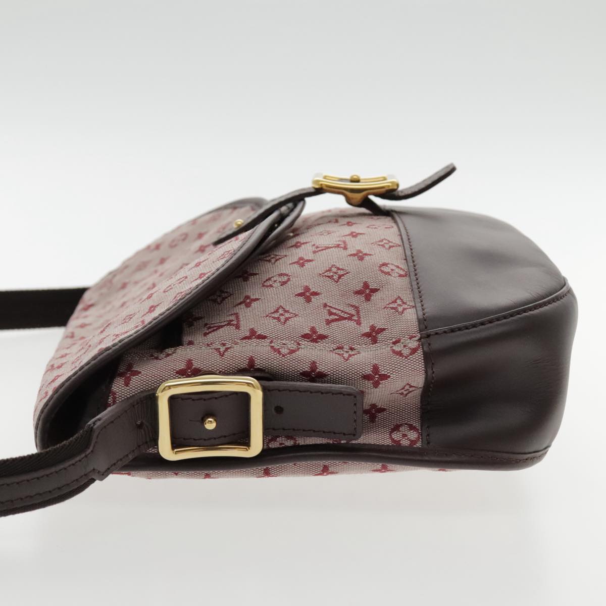 LOUIS VUITTON Monogram mini Marjorie GM Shoulder Bag Red LV Auth 95227