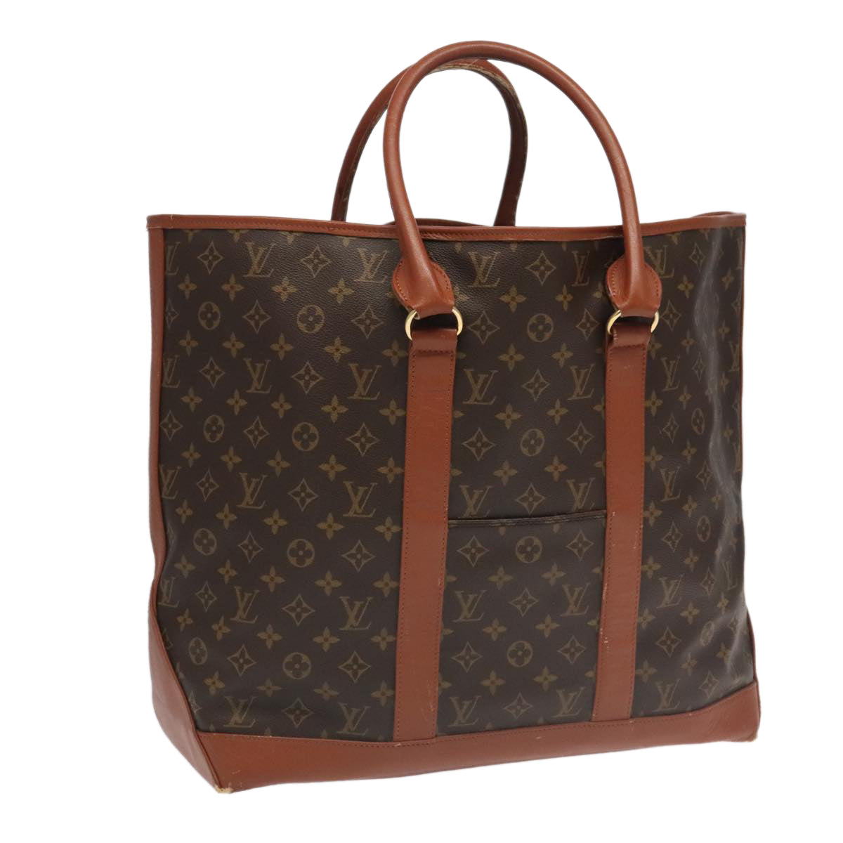 LOUIS VUITTON Monogram Sac Weekend GM Tote Bag M42420 LV Auth 95229