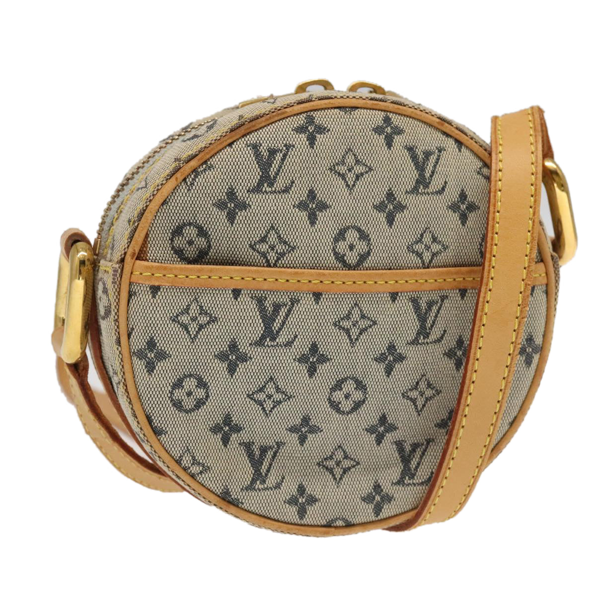 LOUIS VUITTON Monogram Mini Jeanne PM Shoulder Bag Blue M92001 LV Auth 95233