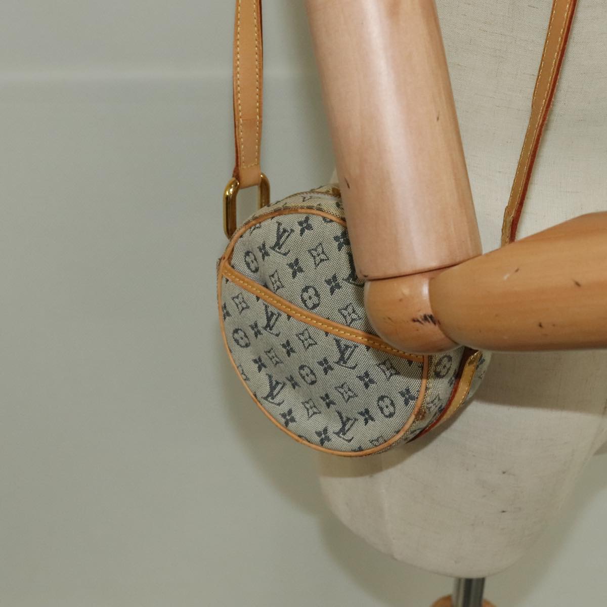 LOUIS VUITTON Monogram Mini Jeanne PM Shoulder Bag Blue M92001 LV Auth 95233