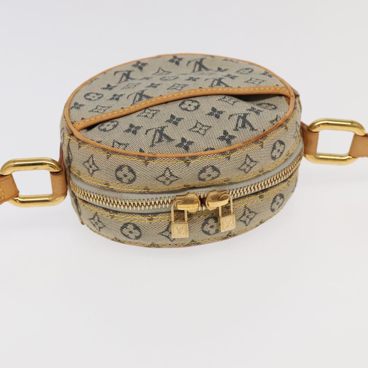 LOUIS VUITTON Monogram Mini Jeanne PM Shoulder Bag Blue M92001 LV Auth 95233