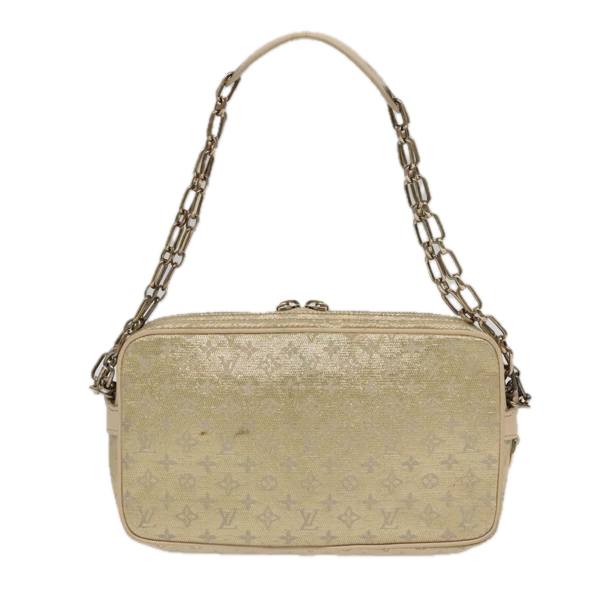 LOUIS VUITTON Monogram Shine McKenna Shoulder Bag Gold M92363 LV Auth 95234 - 0