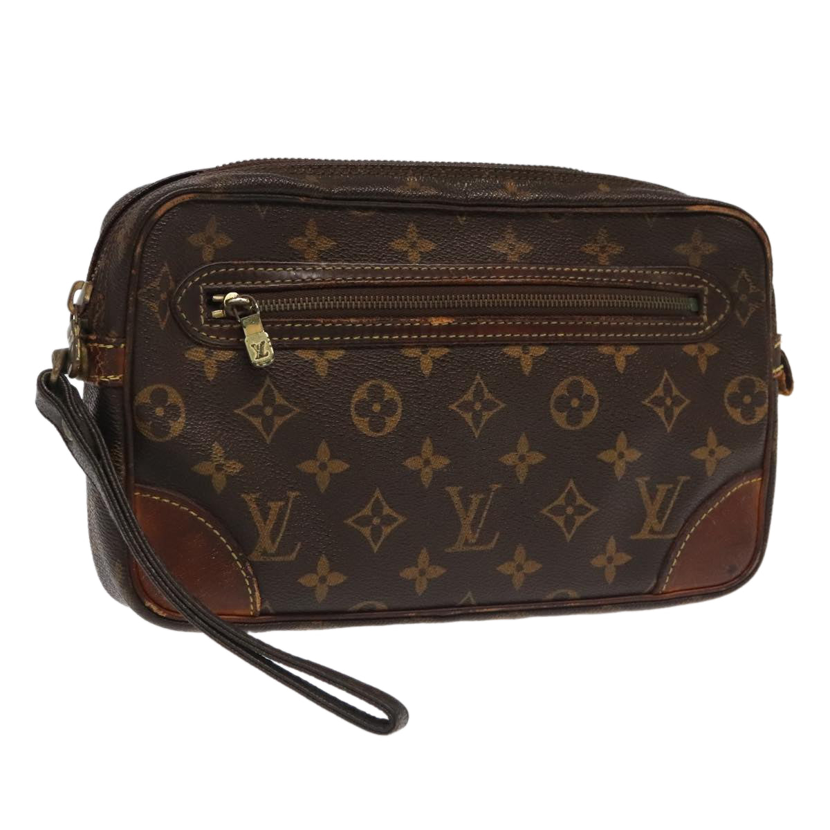 LOUIS VUITTON Monogram Marly Dragonne GM Clutch Bag M51825 LV Auth 95241