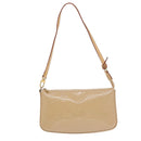 LOUIS VUITTON Monogram Vernis Pochette Accessoires Pouch Beige M90072 Auth 95242-12