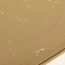 LOUIS VUITTON Monogram Vernis Pochette Accessoires Pouch Beige M90072 Auth 95242-13