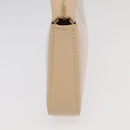 LOUIS VUITTON Monogram Vernis Pochette Accessoires Pouch Beige M90072 Auth 95242-3