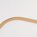 LOUIS VUITTON Monogram Vernis Pochette Accessoires Pouch Beige M90072 Auth 95242-8