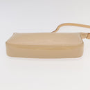 LOUIS VUITTON Monogram Vernis Pochette Accessoires Pouch Beige M90072 Auth 95242-5