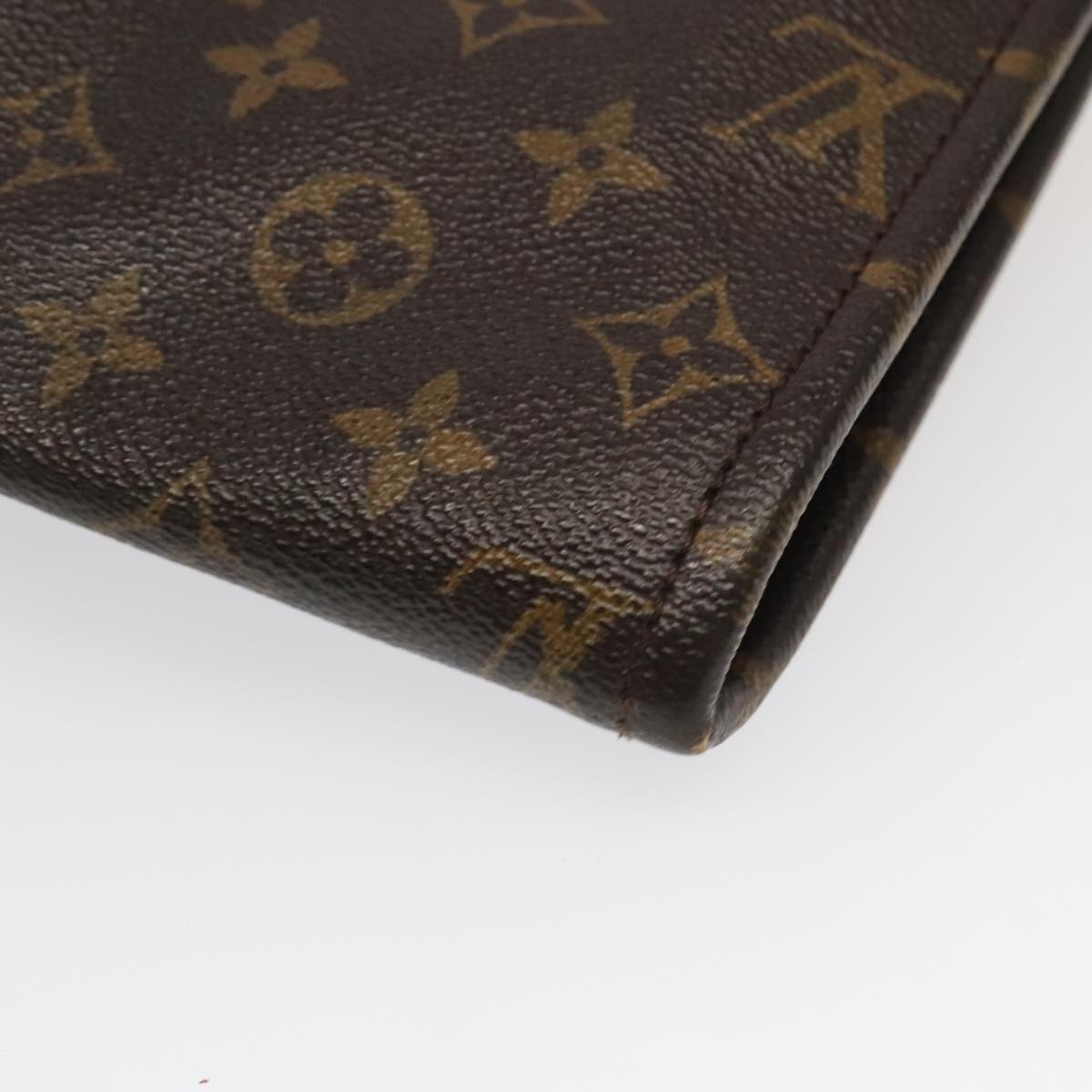 LOUIS VUITTON Monogram Posh Documents Clutch Bag M53456 LV Auth 95284