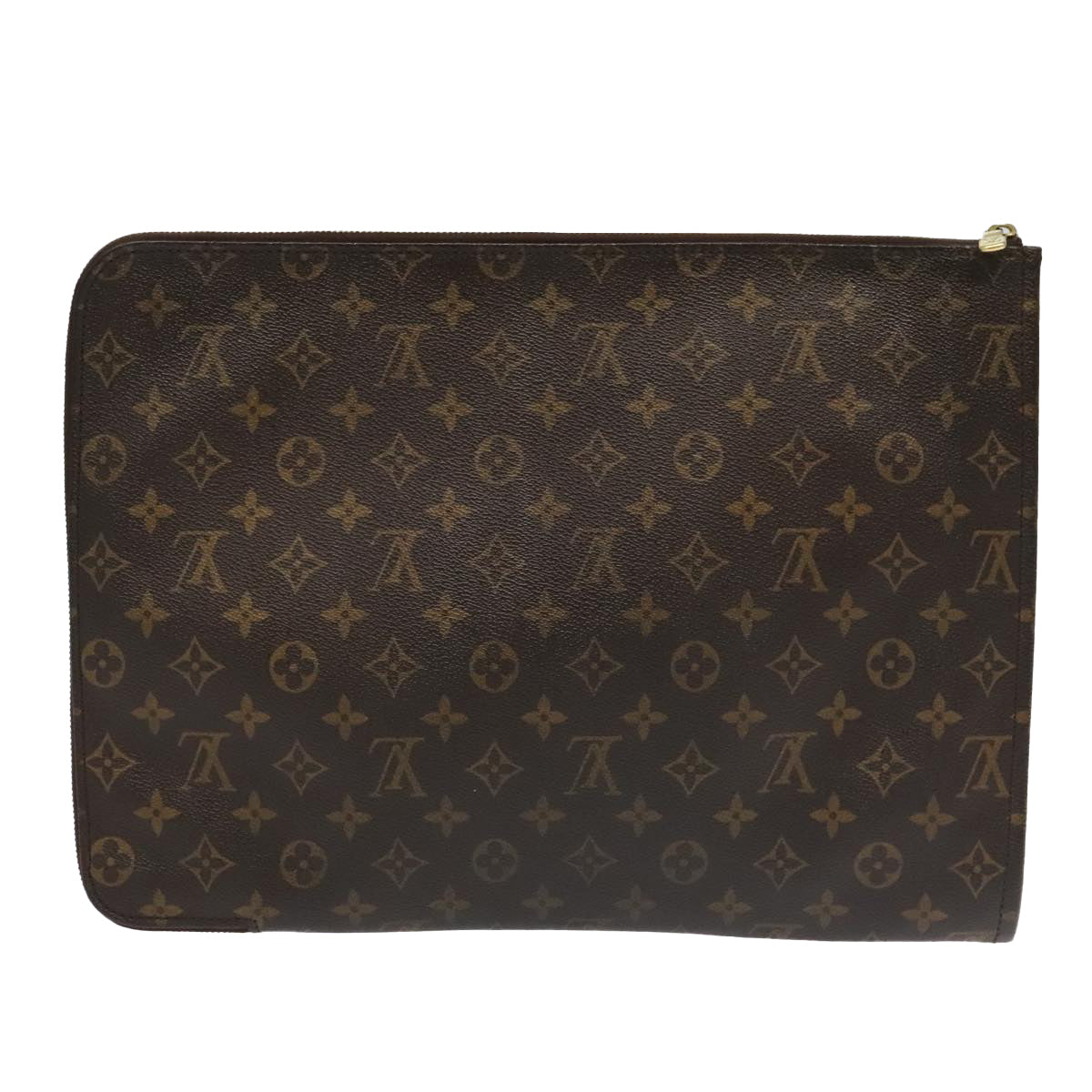 LOUIS VUITTON Monogram Posh Documents Clutch Bag M53456 LV Auth 95284 - 0