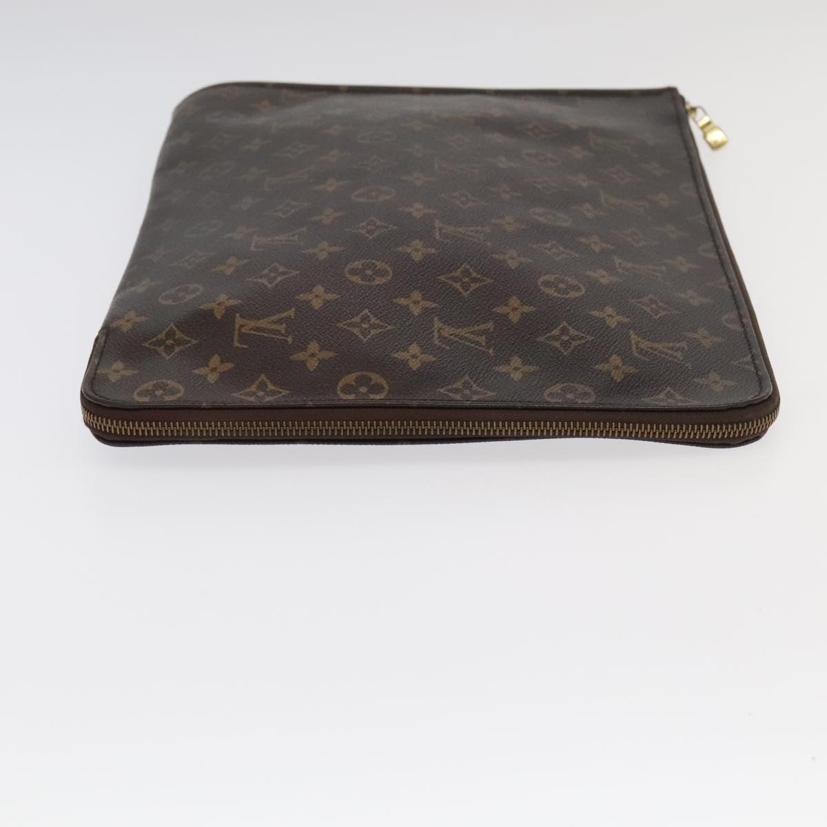 LOUIS VUITTON Monogram Posh Documents Clutch Bag M53456 LV Auth 95284