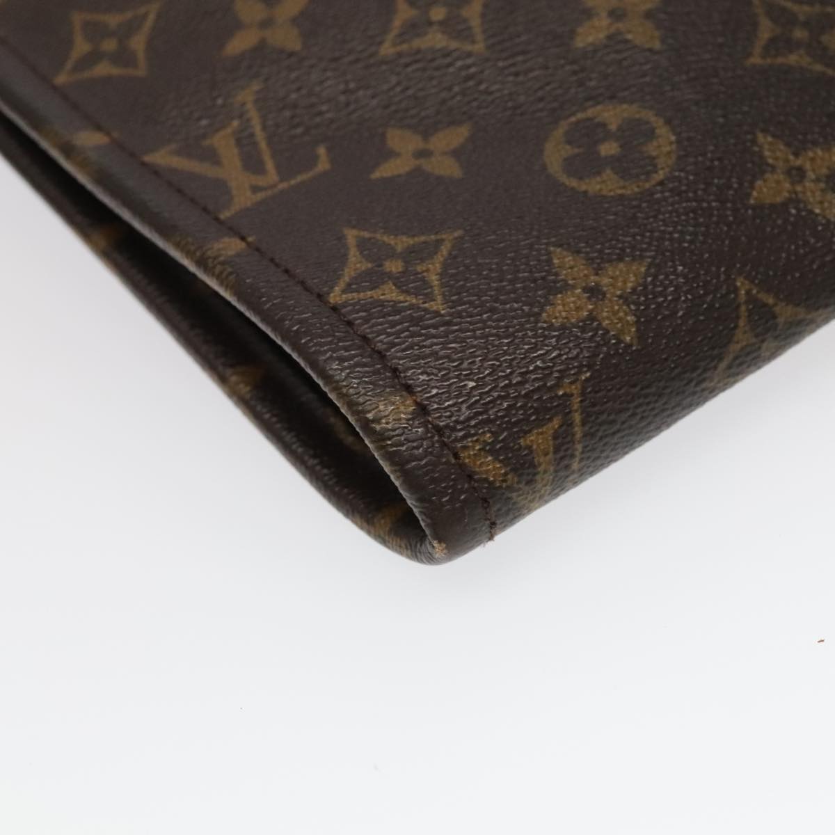 LOUIS VUITTON Monogram Posh Documents Clutch Bag M53456 LV Auth 95284