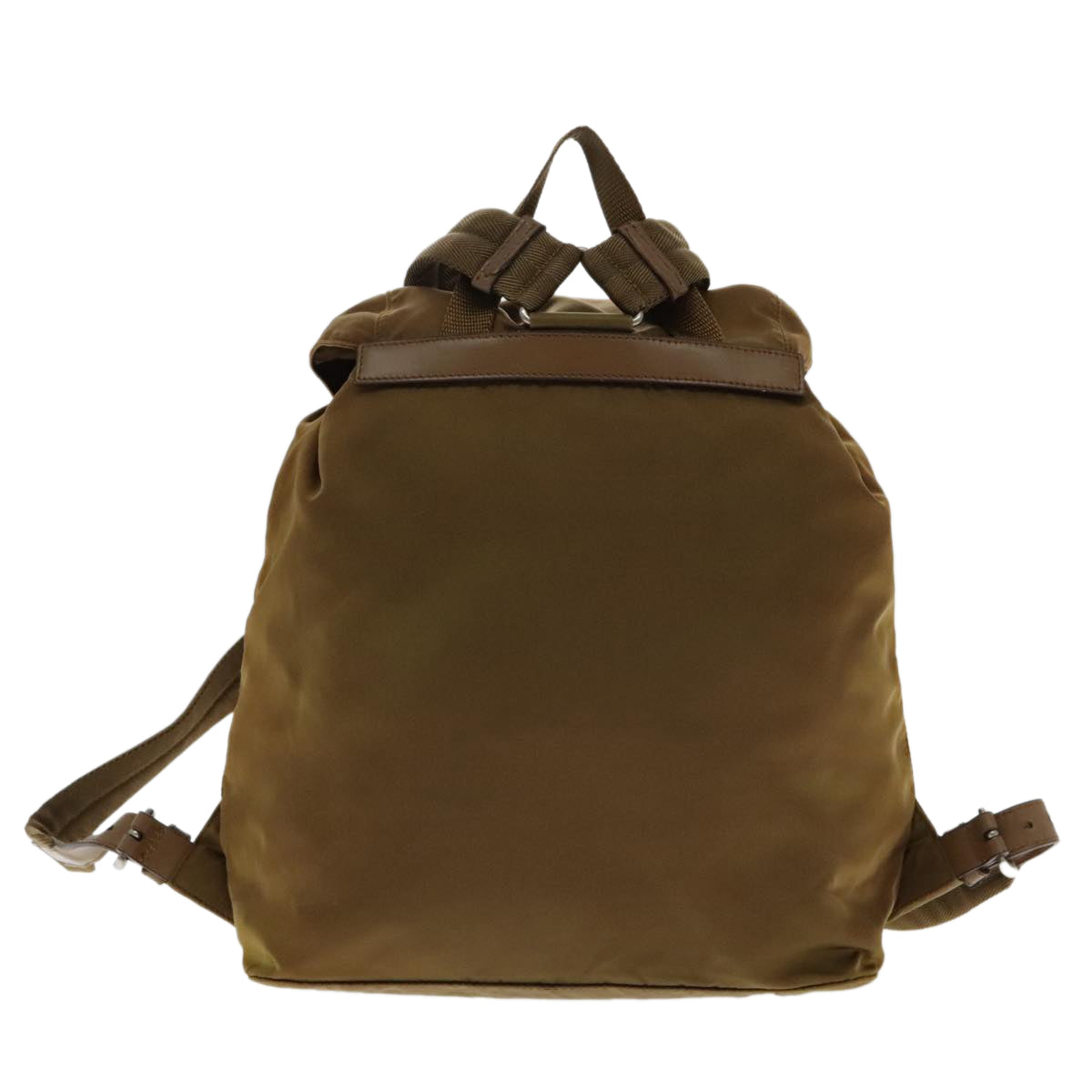 PRADA Backpack Nylon Brown Auth 95315 - 0