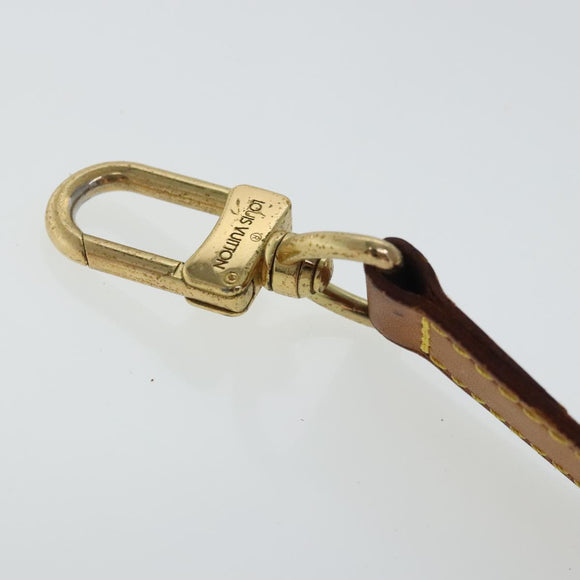 LOUIS VUITTON Adjustable Shoulder Strap Leather 32.3""""""""-39.4"""""""" Beige Auth 95321