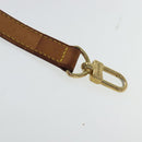 LOUIS VUITTON Adjustable Shoulder Strap Leather 32.3""""""""-39.4"""""""" Beige Auth 95321-17