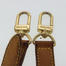 LOUIS VUITTON Adjustable Shoulder Strap Leather 32.3""""""""-39.4"""""""" Beige Auth 95321-18