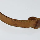 LOUIS VUITTON Adjustable Shoulder Strap Leather 32.3""""""""-39.4"""""""" Beige Auth 95321-7