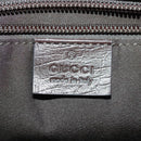 GUCCI GG Supreme Shoulder Bag PVC Leather Beige Brown Silver 141626 Auth 95328-22