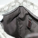 GUCCI GG Supreme Shoulder Bag PVC Leather Beige Brown Silver 141626 Auth 95328-24