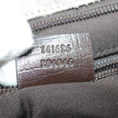 GUCCI GG Supreme Shoulder Bag PVC Leather Beige Brown Silver 141626 Auth 95328-12