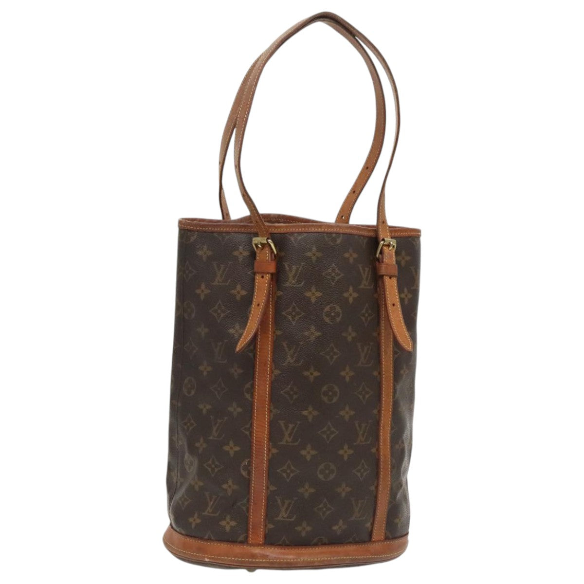 LOUIS VUITTON Monogram Bucket GM Shoulder Bag M42236 LV Auth 95360