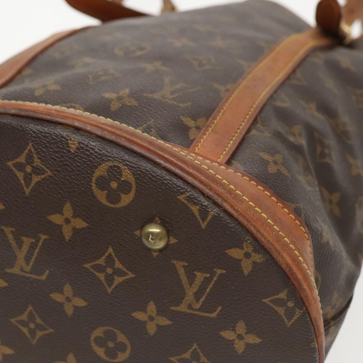 LOUIS VUITTON Monogram Bucket GM Shoulder Bag M42236 LV Auth 95360