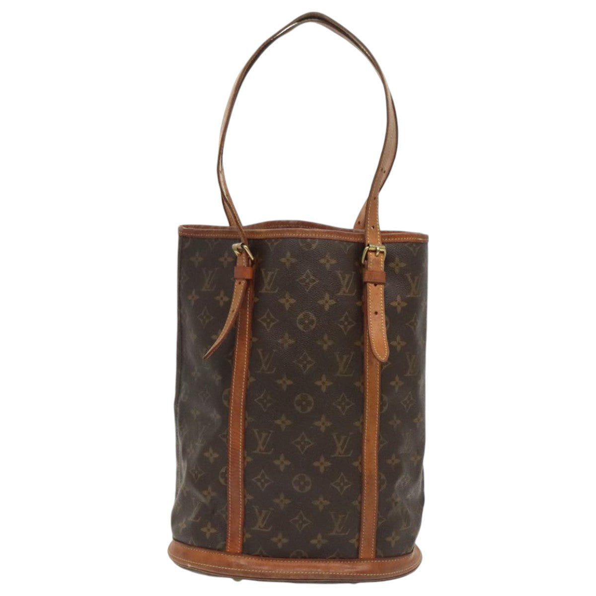 LOUIS VUITTON Monogram Bucket GM Shoulder Bag M42236 LV Auth 95360