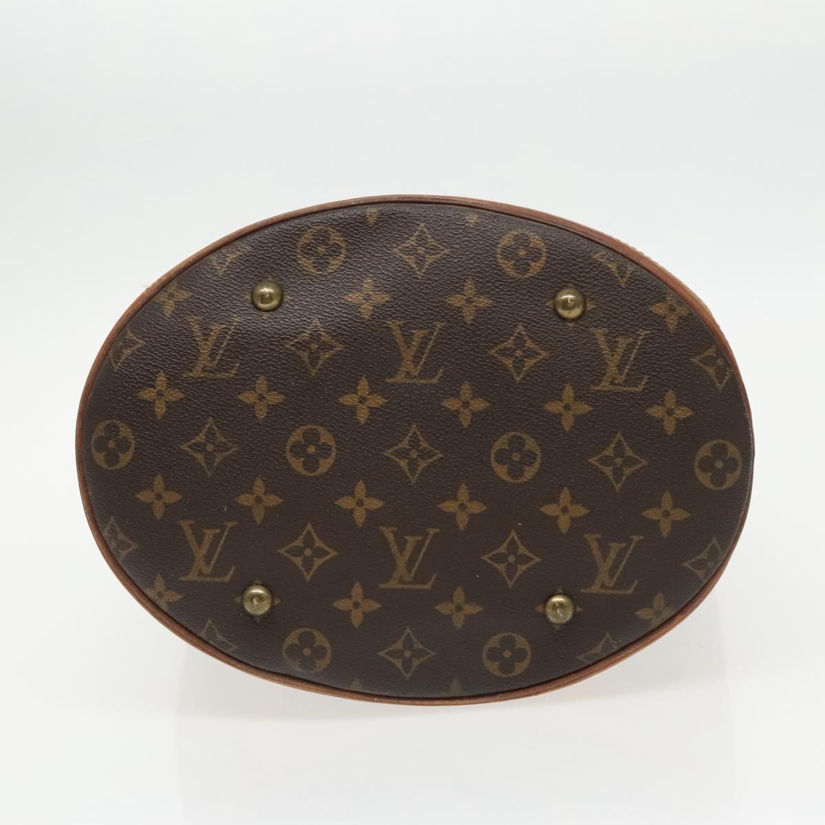 LOUIS VUITTON Monogram Bucket GM Shoulder Bag M42236 LV Auth 95360