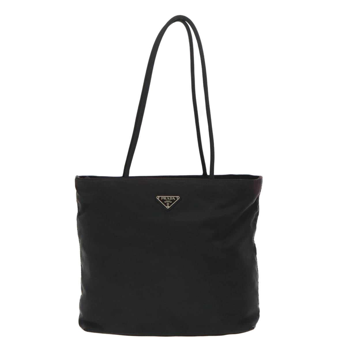 PRADA Tote Bag Nylon Black Auth 95365 - 0