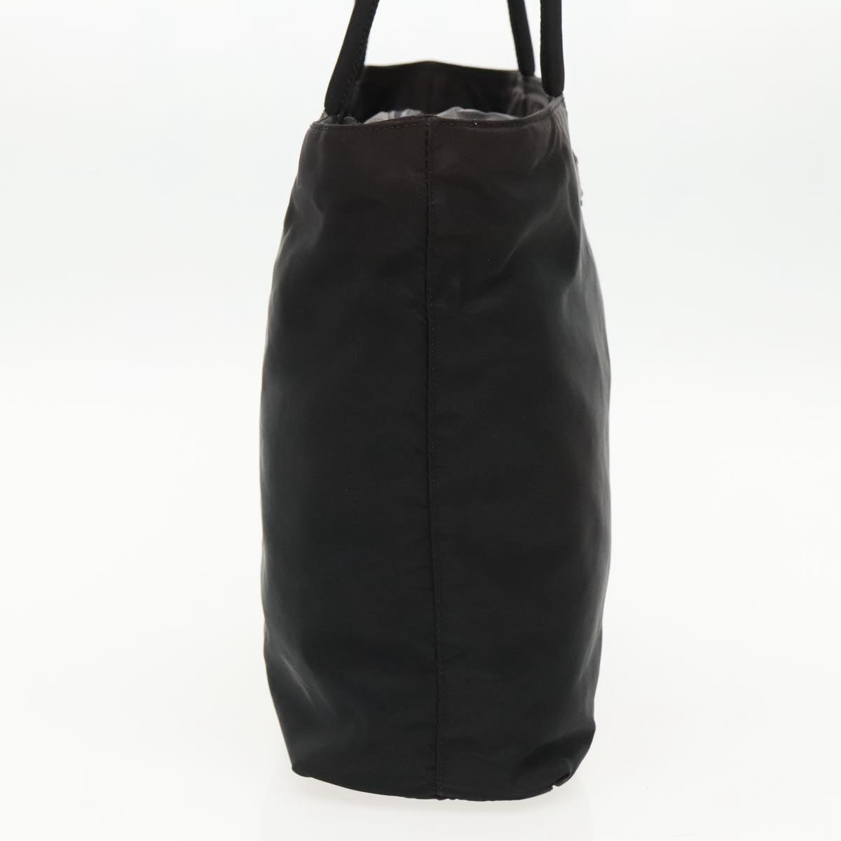 PRADA Tote Bag Nylon Black Auth 95365