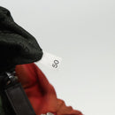 PRADA Hand Bag Nylon Red Silver Auth 95372-12