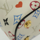 LOUIS VUITTON Monogram Game On Vanity PM Handtas Wit M57458 LV Auth 95384SA-9