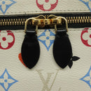 LOUIS VUITTON Monogram Game On Vanity PM Handtas Wit M57458 LV Auth 95384SA-22