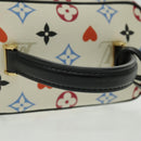 LOUIS VUITTON Monogram Game On Vanity PM Hand Bag White M57458 LV Auth 95384SA-8