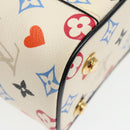 LOUIS VUITTON Monogram Game On Vanity PM Hand Bag White M57458 LV Auth 95387SM-17