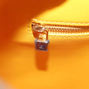 LOUIS VUITTON Monogram Vernis Houston Hand Bag Lime Yellow M91055 LV Auth 95398-20