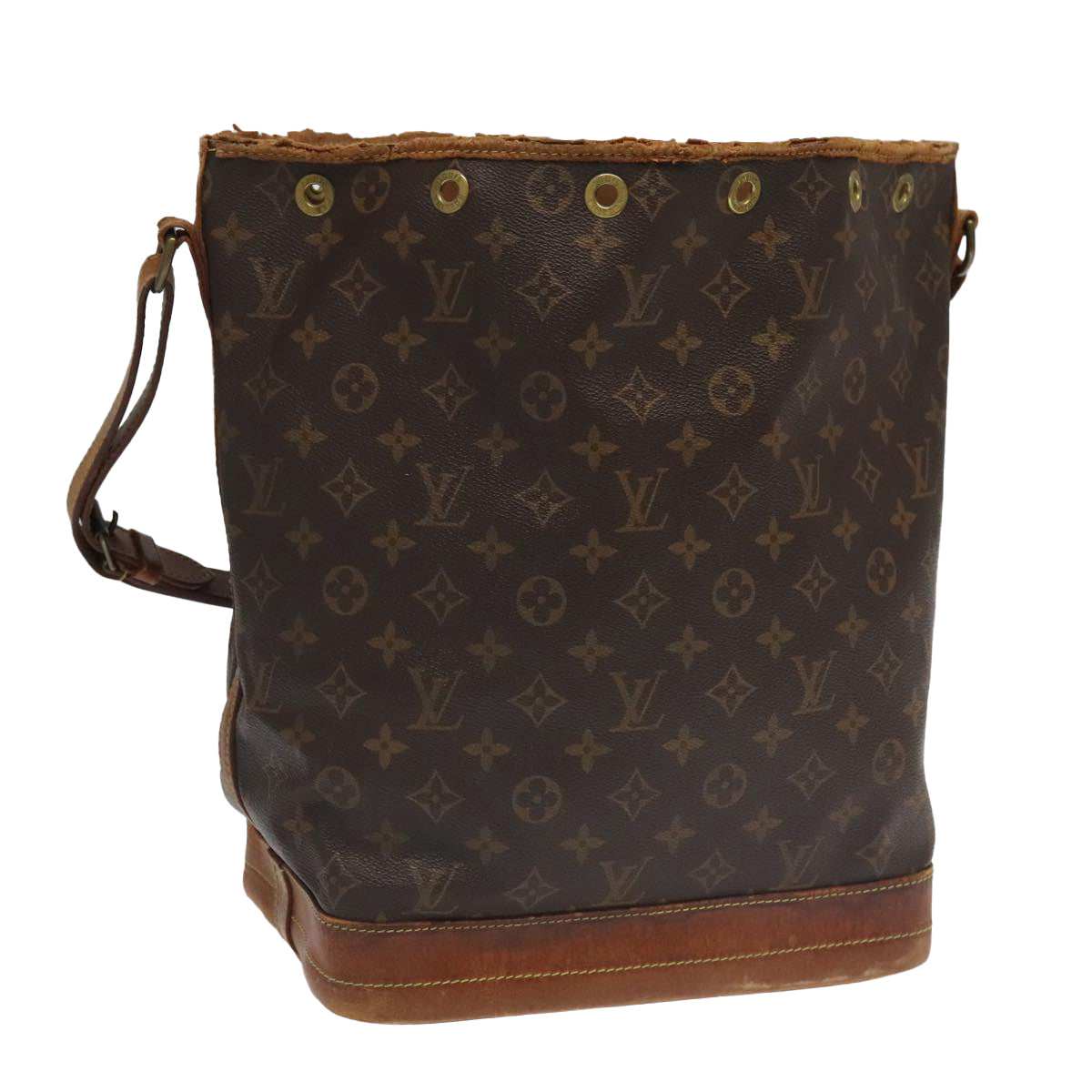 LOUIS VUITTON Monogram Noe Shoulder Bag M42224 LV Auth 95400