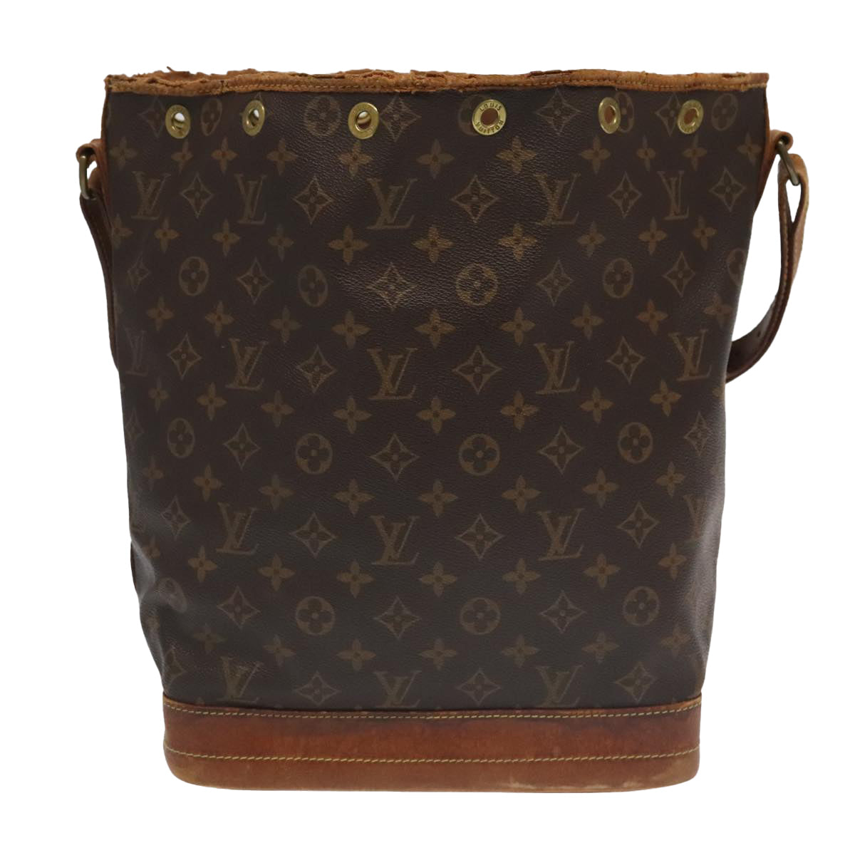 LOUIS VUITTON Monogram Noe Shoulder Bag M42224 LV Auth 95400