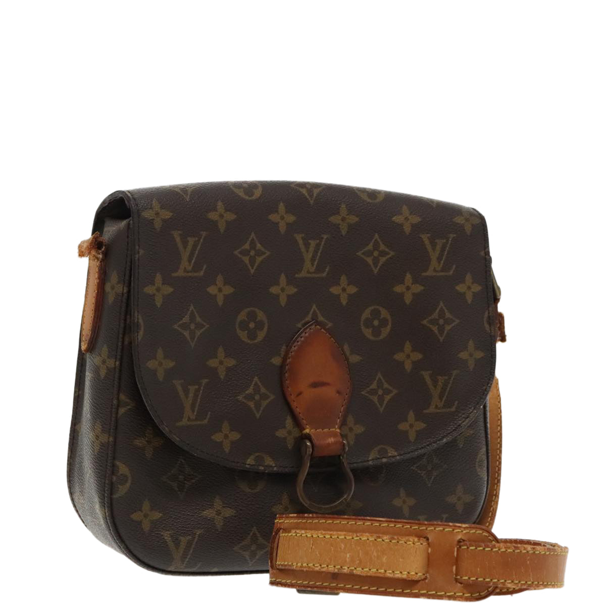 LOUIS VUITTON Monogram Saint Cloud GM Shoulder Bag M51242 LV Auth 95402