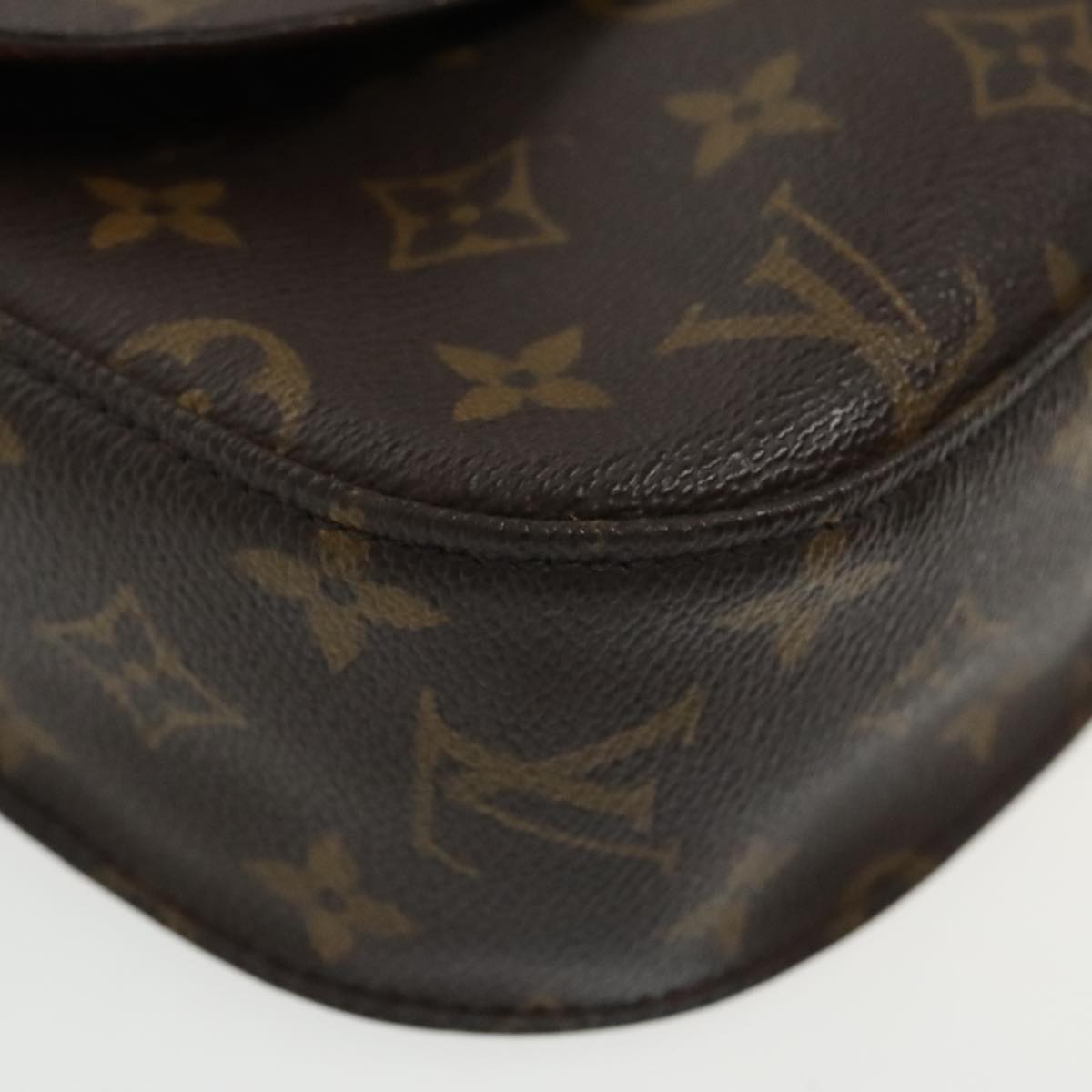 LOUIS VUITTON Monogram Saint Cloud GM Shoulder Bag M51242 LV Auth 95402