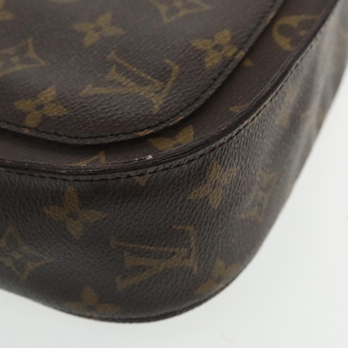 LOUIS VUITTON Monogram Saint Cloud GM Shoulder Bag M51242 LV Auth 95402