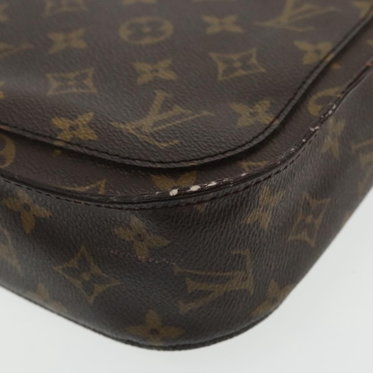 LOUIS VUITTON Monogram Saint Cloud GM Shoulder Bag M51242 LV Auth 95402