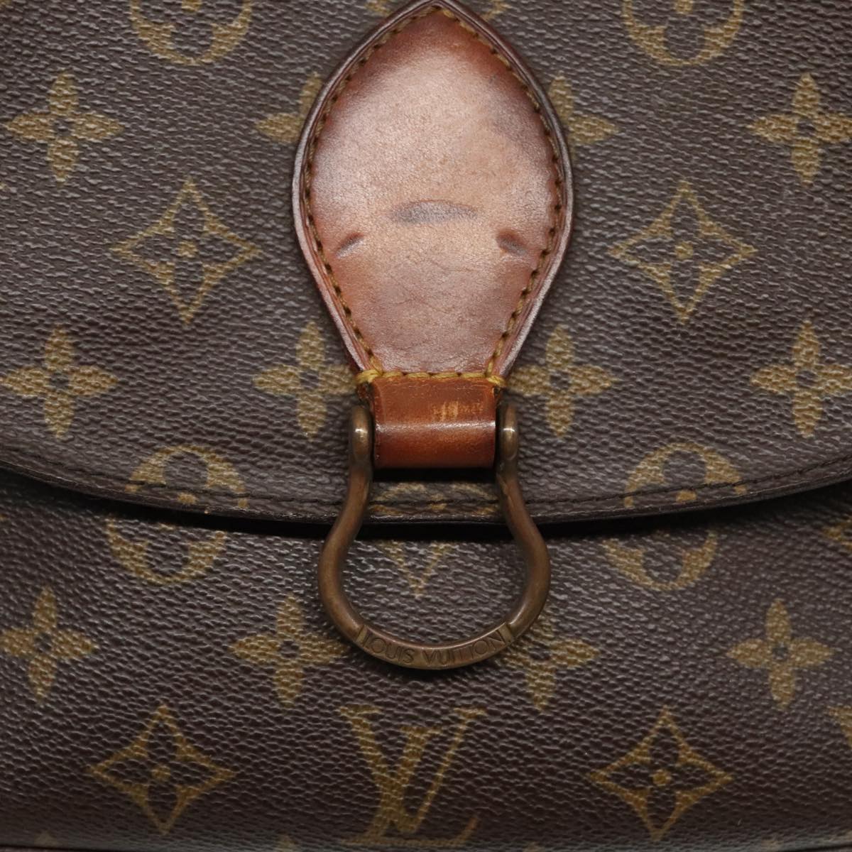 LOUIS VUITTON Monogram Saint Cloud GM Shoulder Bag M51242 LV Auth 95402