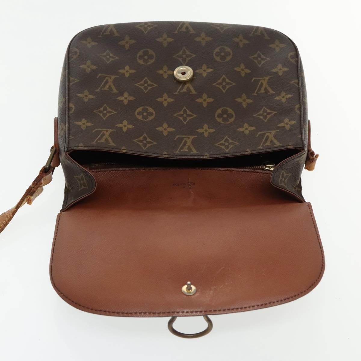 LOUIS VUITTON Monogram Saint Cloud GM Shoulder Bag M51242 LV Auth 95402