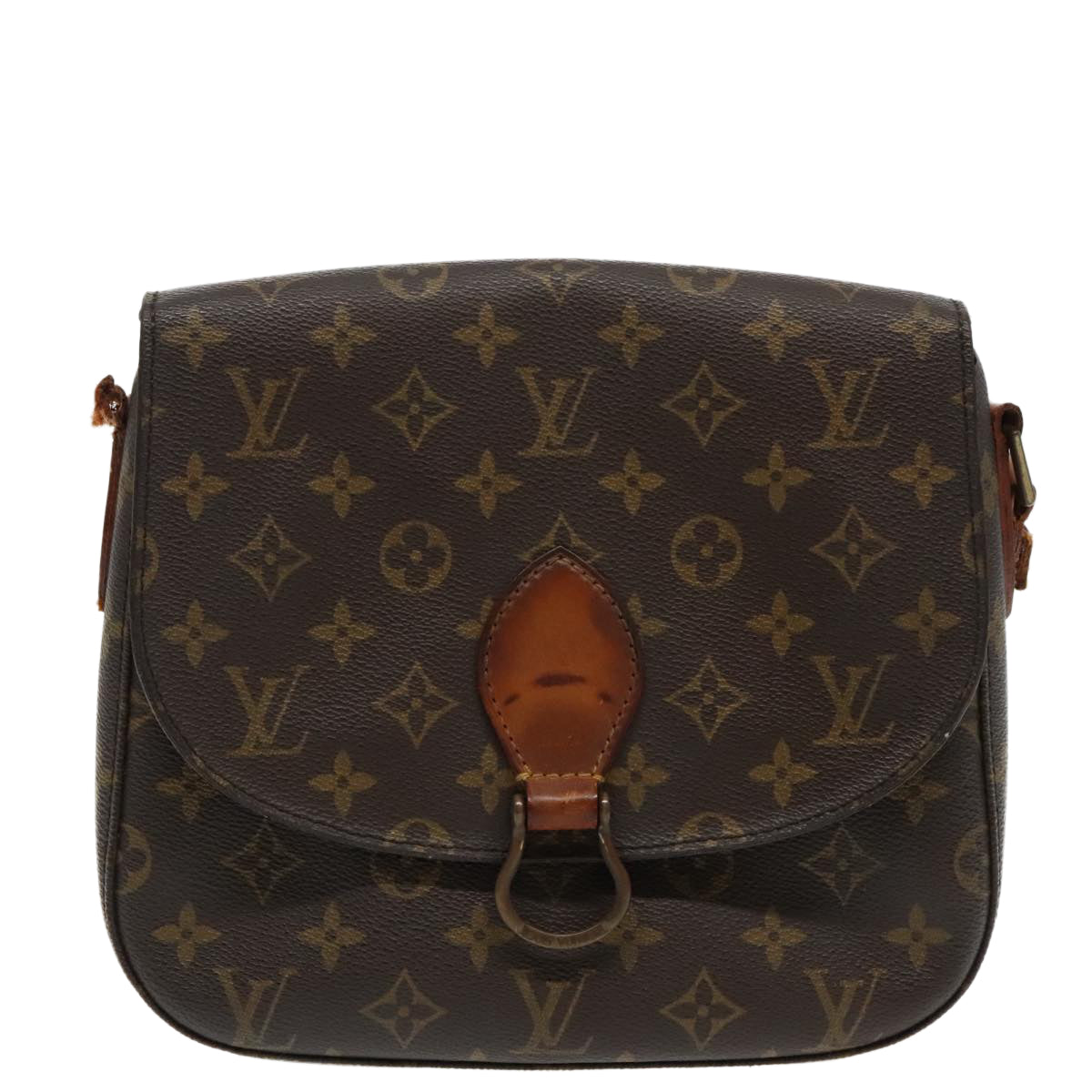 LOUIS VUITTON Monogram Saint Cloud GM Shoulder Bag M51242 LV Auth 95402